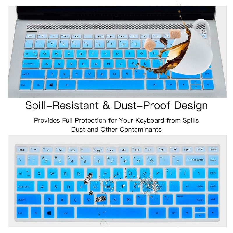 imComor Keyboard Cover for HP Pavilion x360 14 & HP Laptop 14-dq 14-fq 14-cd/ce/cf 14-dk 14m-dh 14-dq0052dx 14-dq5043cl 14-fq1023cl 14-fq1074nr 14-dk0002dx 14-dh2011nr 14t-dq300 14m-cd0003dx 14-cf2112wm Skin - Image 4